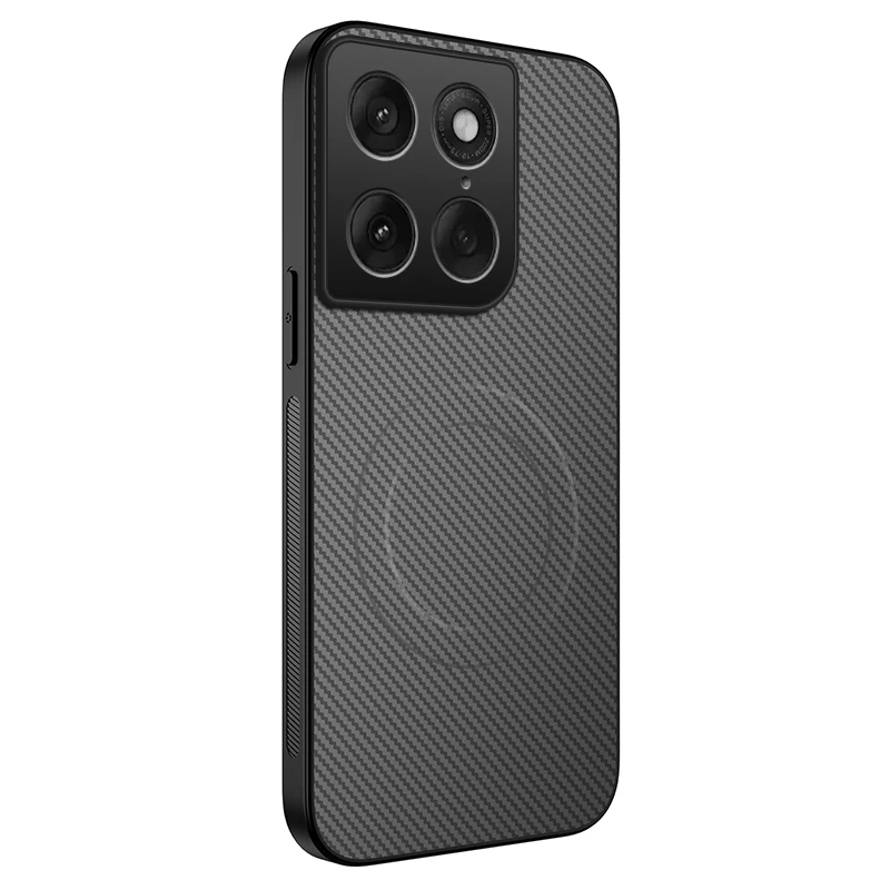 Carbon Fiber Magnetic Hard Case with Magsafe Wireless Charging Compatibility
