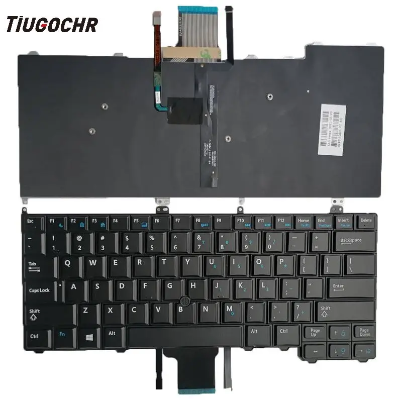 

New for Dell Latitude E7240 E7440 E 7420 Keyboard with Pointer US Backlit 08PP00 0RXKD2