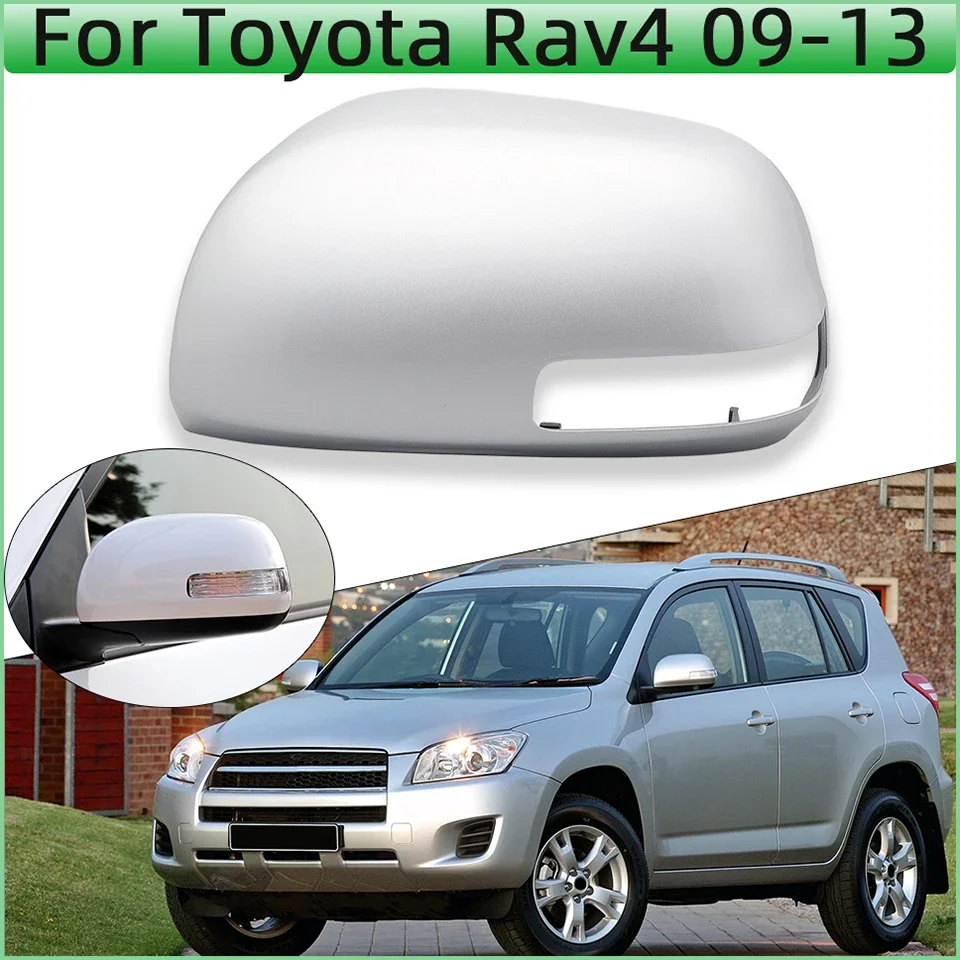 

For Toyota Rav4 2009 2010 2012 2013 Car Rearview Mirror Shell Cap Cover Lid Housing Wing Side Mirror White Silver Black Brown