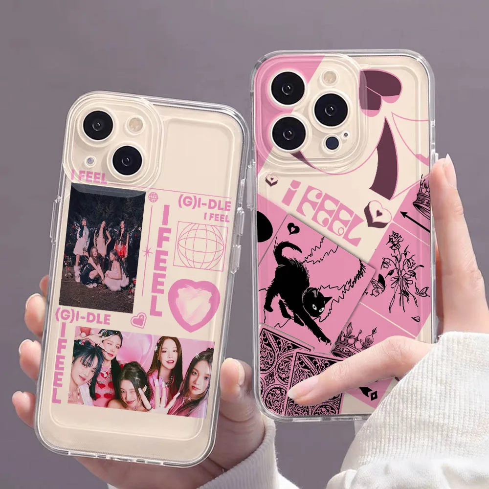 Kpop I-DLE i Feel Clear Soft Phone Case Cover