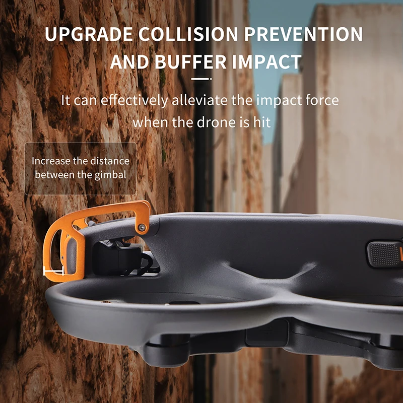 STARTRC Avata 2 Paraurti Gimbal del Drone per DJI Avata 2 FPV Accessori per Drone Barra di Protezione PTZ in Lega di Alluminio Barra di Protezione Anti-Collisione della Fotocamera