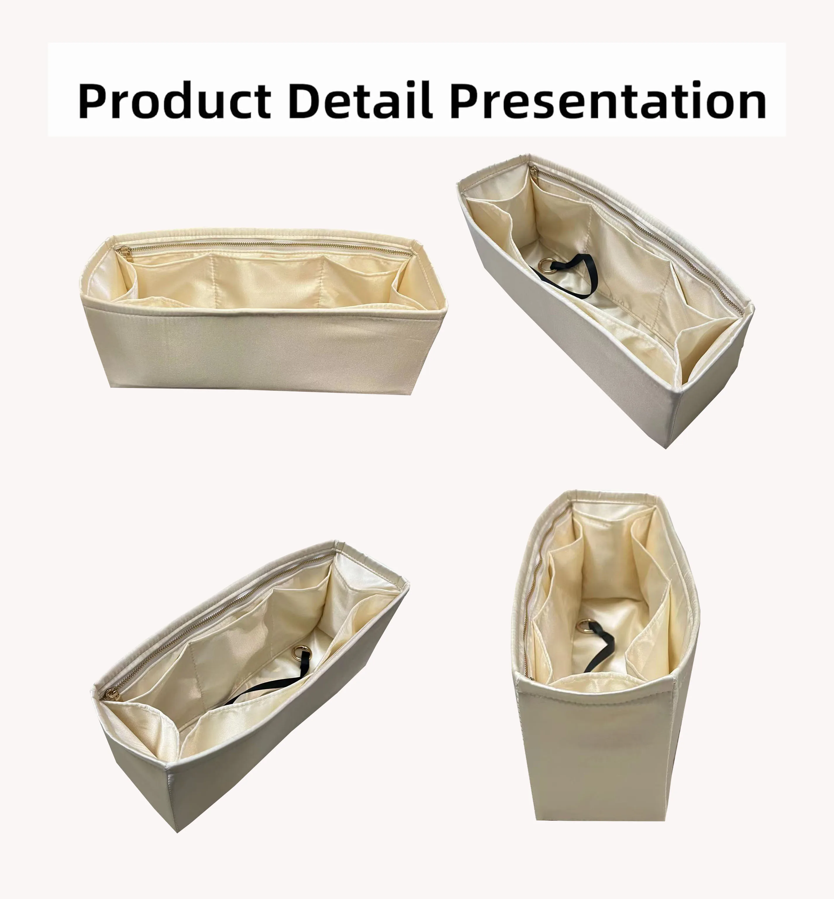 Purse Organizer for Birkin s 25 30 35 40 Silky Smooth Silk Luxury Handbag Tote in Bag Shapers Women-Fits Bags