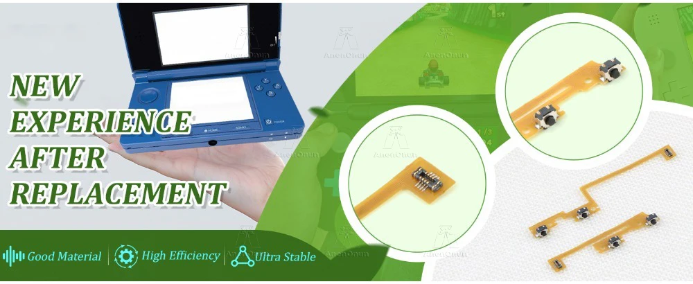 L/R ZL/ZR Schulterknopf-Flexkabel für NEUES 3DS/NEUES 3DS XL/NEUES 3DS LL Ersatz-Reparaturteil Schulterschlüsselband-Zubehör – Detail 3
