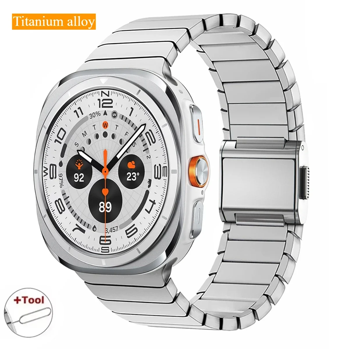 Men's Titanium Luxury Business Bracelet - Magnetic Watch Strap