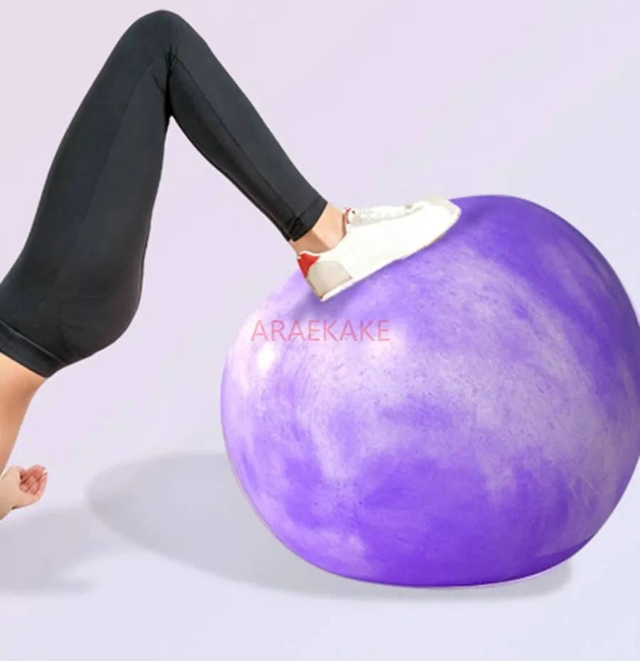 1PCS Colorful yoga ball, fitness ball, explosion-proof and thickened adult specific sensory training ball