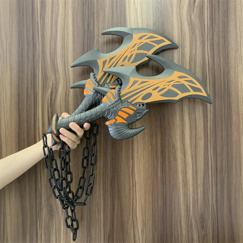 God of War 4 Exile Blade AXE Chained Cosplay Tomahawk Prop Weapon Role Playing Ghost Leviathan AXE Safety PU Model Toys Cosplay Sword Cosplay Prop Cosplay Toy Cosplay Axe