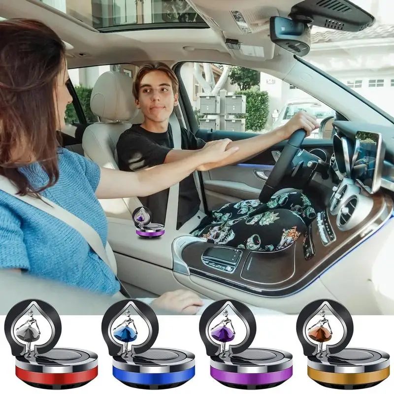 

Car Air Freshener Ornament Solar Dancer Vent Perfume Aromatherapy Diffuser Auto Interior Decoration Accessory For SUV RVs Trucks