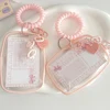 Heart Star Pendant Card Holders 3inch Idol Photcards Protective Sleeves Clear Photo Game Bus Student Card Film Keychain  ? 5