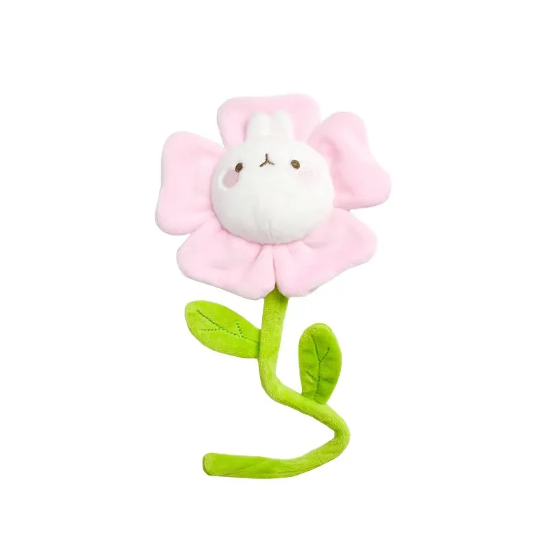 

12cm MOLANG Rabbit Soft Plush Toys Cartoon Piupiu Little Yellow Chicken Flower Anime Pendant Dolls for Baby Girl Birthday Gifts