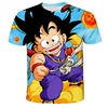 Japnan Anime Dragon Ball Z Top Kids Boy Print Short Sleeve O Neck T-shirt Tees Boys' Casual Clothes Tops Children Soft T-shirts 3