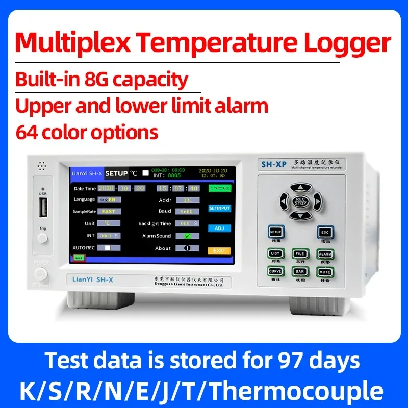 

Multi-channel temperature tester multi-channel inspection instrument industrial curve temperature rise recorder