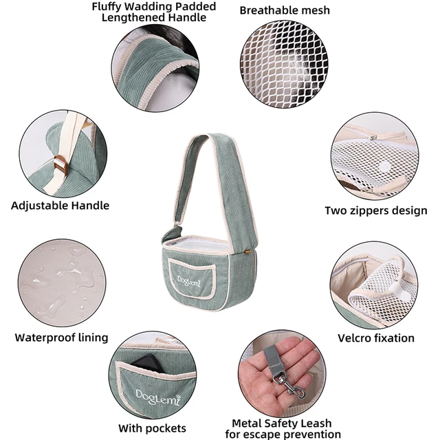 Borsa Da Viaggio Per Cani 35L - Con 2 Contenitori E 2 Ciotole Pieghevoli - Impermeabile, Multitasche - Per Viaggi E Escursioni - Foto 3