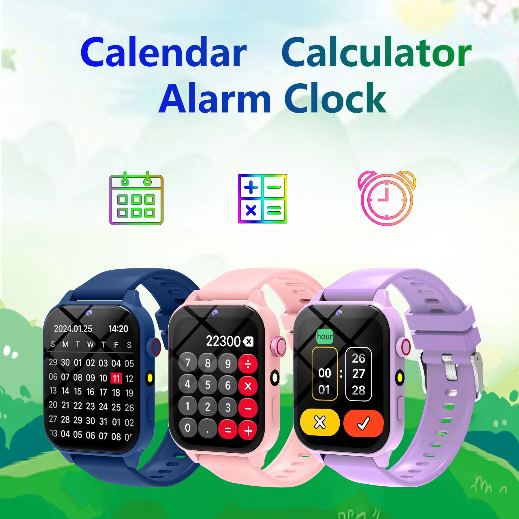 2025 New Smart Watch For Children HD Touch Screen Camera 18 Games Sleep Monitoring Alarm Clock Calculator Birthday Gift Boy Girl 6