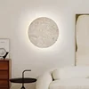 Wabi sabi wall light minimalist interior wall light Design Natural Stone light Dining Room wall lamp beige bedroom Bedside lamp 2