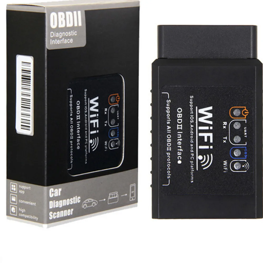 Rilevamento Auto Wifi Elm327 Strumento Diagnostico K-Line Diagnostic Scanner Diagnostico Automatico Wi Fi Elm 327 Per Scanner Per Auto