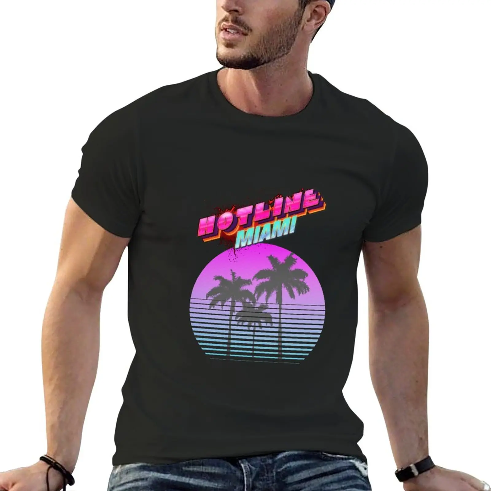 

Miami Guns T-Shirt vintage clothes tops hippie clothes custom t shirts mens graphic t-shirts pack