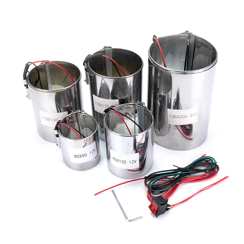 Universale Regolabile 120W Filtro Diesel Riscaldatore 12V 24V Per Il Camion Auto Veicolo Diesel Inverno Diesel Filtro Preriscaldatore