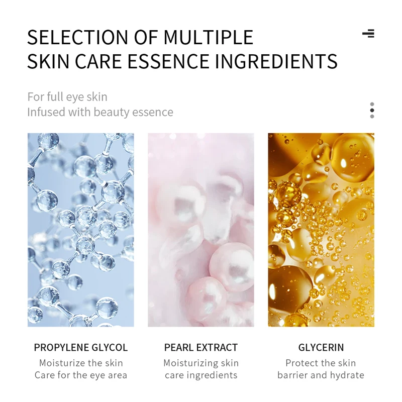 5/10 Pairs SADOER Pearl Eye Mask Anti Dark Circles Removal Eyes Bags Whitening Moisturizing Firming Patches Skin Care