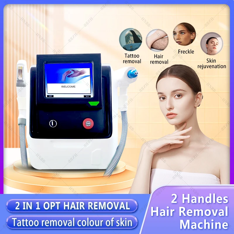 

2 в 1 IPL SR/OPT/эпиляция и удаление татуировок