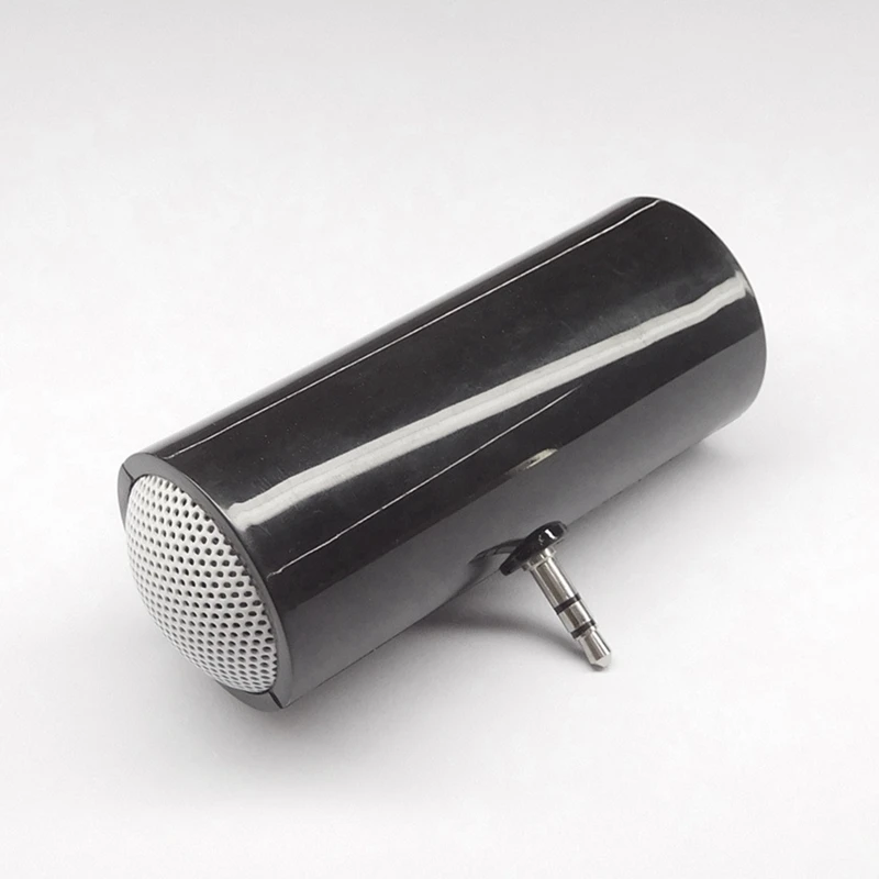 3.5Mm Jack Stereo Mini Speaker Portable MP3 Music Player Speaker Amplifier Loudspeaker For Mobile Phone PC-Black 2X portable speaker audio speakers