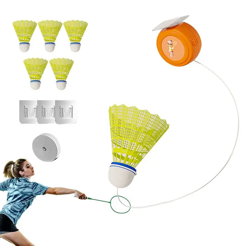 

Badminton Trainer Portable Device For Badminton Rebound Training Agility Training Equipment For Playgrounds Garden Parks Balcony