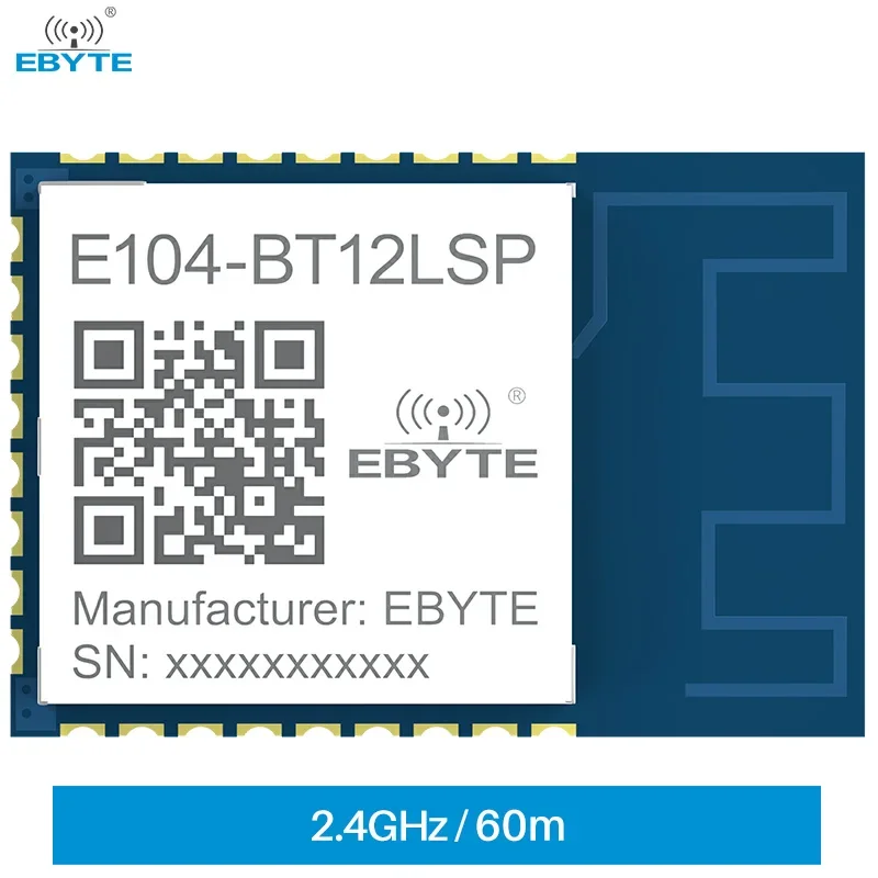 Сетчатый сетевой модуль TLSR8258, Φ SIG UART SMD, Ультра маленький 19*13 мм, 10 дБм, 24 фонарика, 60 байт, модуль с синими зубьями