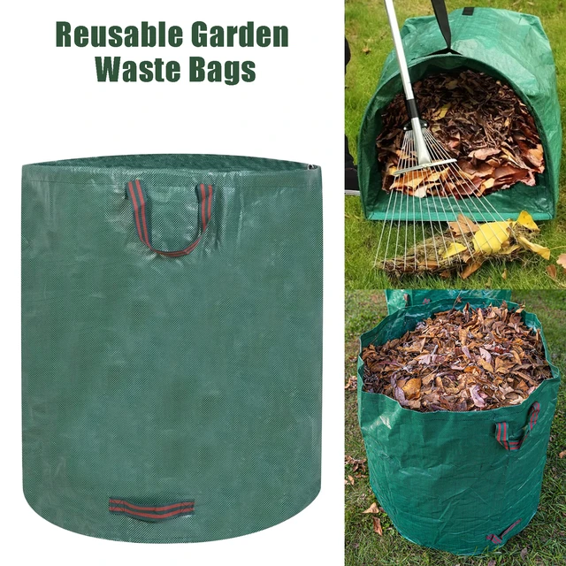 2 Pack Reusable Yard Waste Bag Heavy Duty Upright Lawn Bags with 4  Reinforced Handles for Garden Leaves and Waste Collection - AliExpress