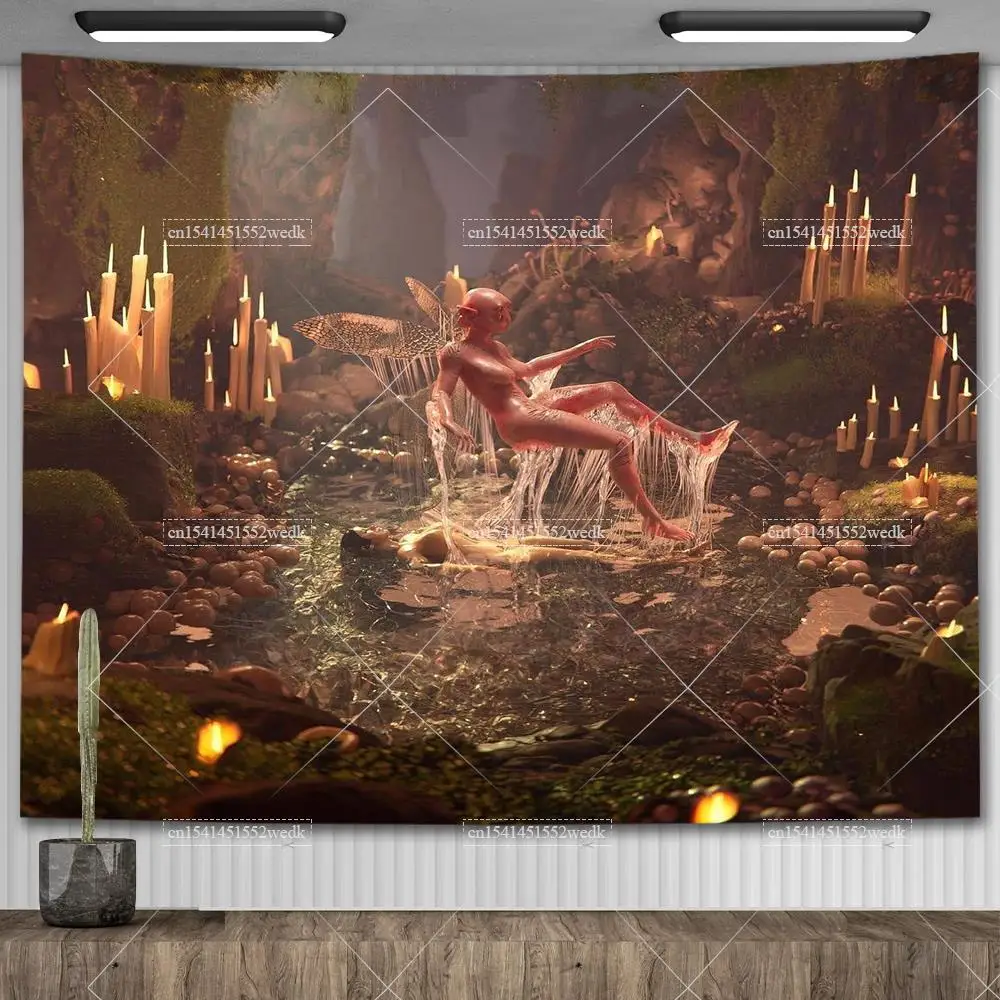 Party decorations,tapestry decorations Melanie Martinez New Portals Music Album Cover Wall Flag Tapestry Meme Tapestry Aesthetic Room Decoration Party Backdrops