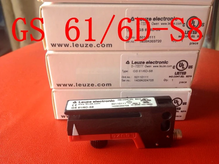 

Brand New Original German LEUZE Slot Sensor GS 61/6D-S8 Item Number 50110111