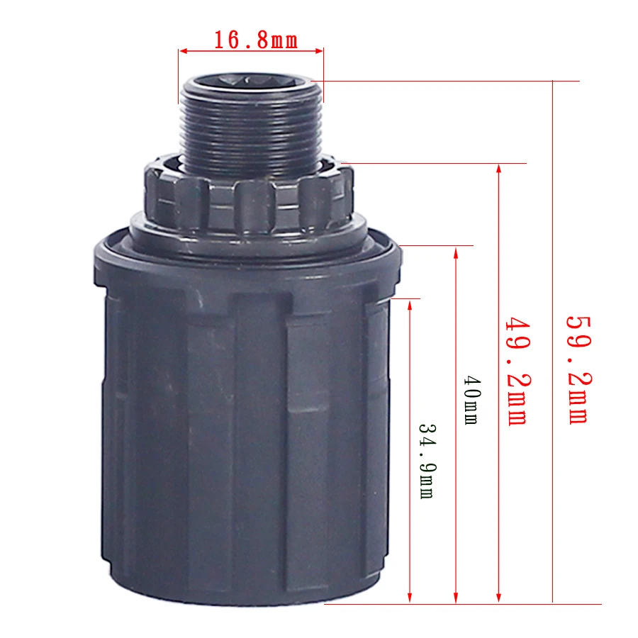 NOVATEC-MTB Bicycle Freehub, Rear Hub Body, 8 Speed, 9 Speed, 10 Speed Kit, 11Speed, Titanium, Freewheel Body, Bike Cycling Body