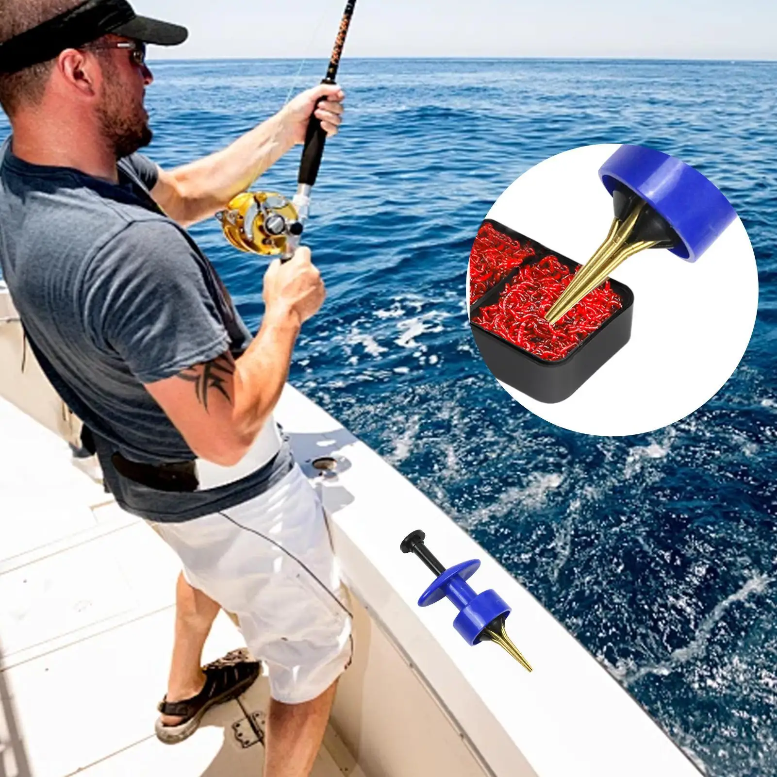 Fishing Bait Band Tools For Red Worms Bait Binding Pliers Method Fishing Pellet Lure Bander Tool For Bait Boilies Fish Tackle