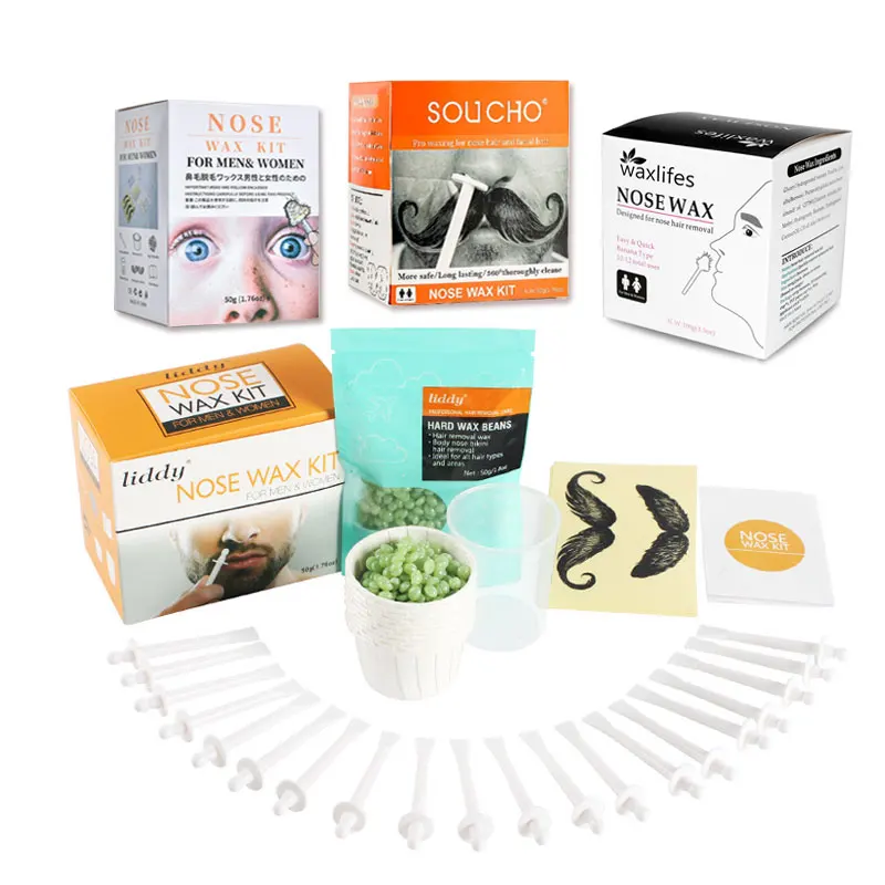 Kit d'épilation à la cire sans douleur, beauté domestique, nez, oreille