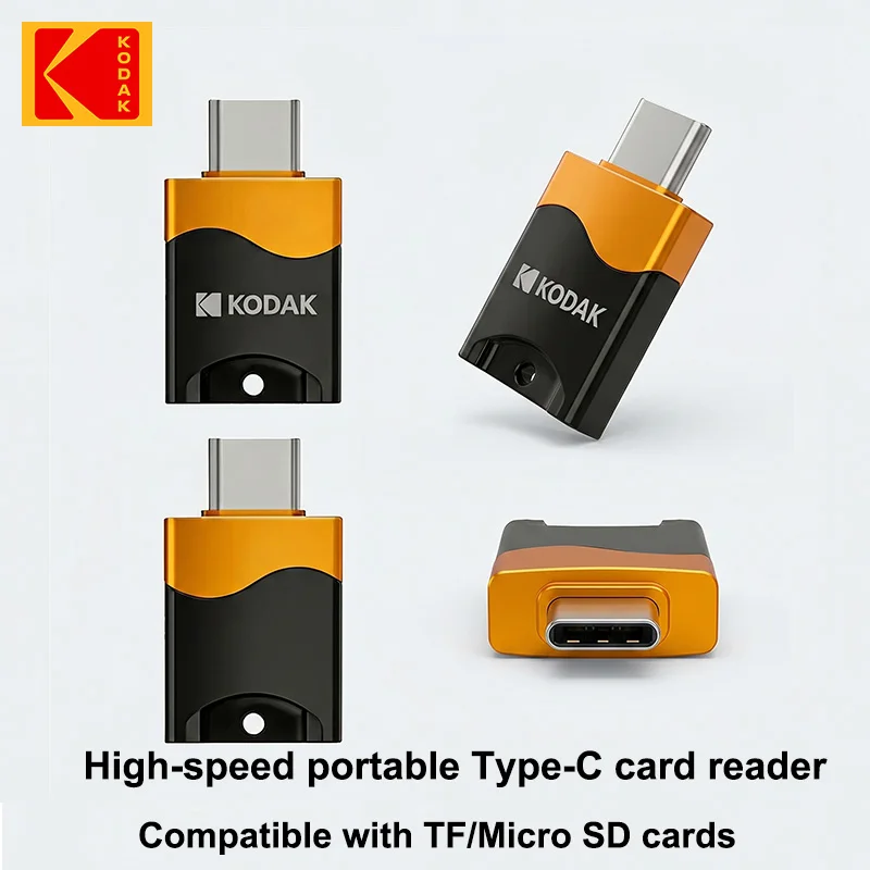 코닥 타입-C TF 모바일 카드 리더 USB 3.1 타입-C 노트북 다기능 OTG 카드 리더 노트북 및 휴대폰에 적합