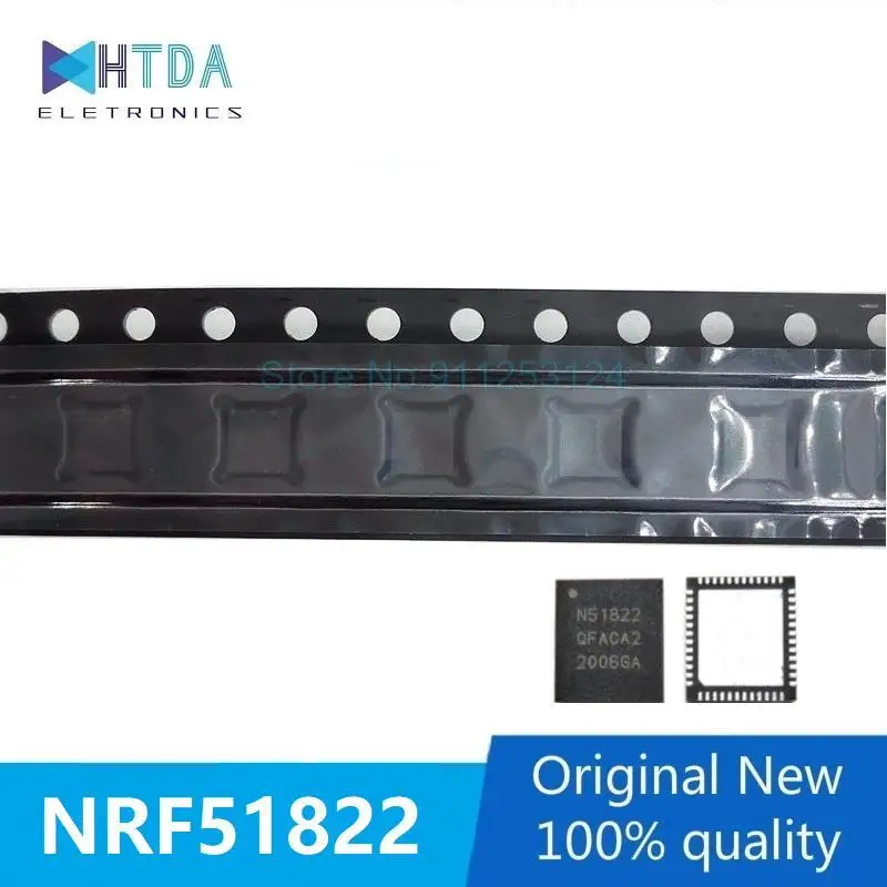 Новая и оригинальная ИС 2 шт./лот NRF51822QFAA NRF51822QFAB NRF51822QFAC-R QFN48 | Электронные