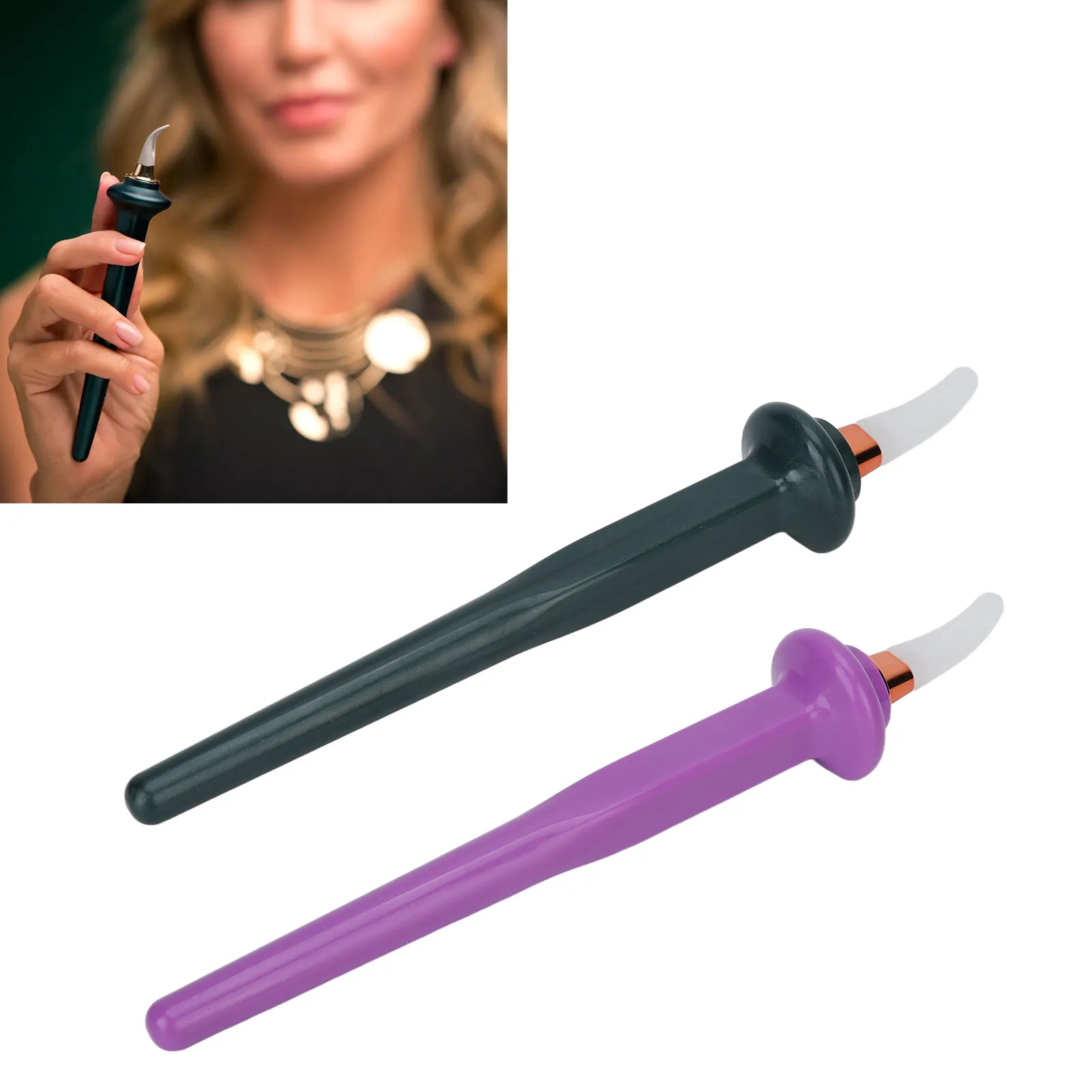 3pcs Portable Eyeliner Guide Tool Easy No-Skip Eyeliner Gel Reusable Silicone Eyes Make Up Brush for Shaky Hands Eyeliner Beauty