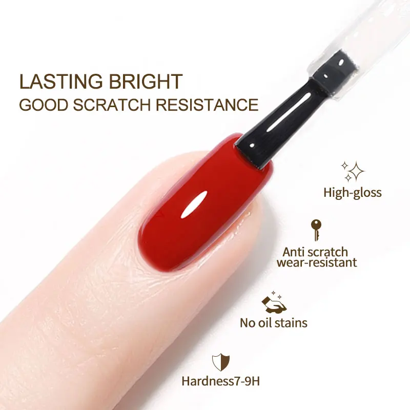 Clou Beaute Matte Velvet Top Coat Semi-permanent Varnish Strong Rubber Base Acid-Free for Gel Polish Blossom Gel Nail Primer 6