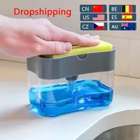 Кухињски дозатор сапуна боца за течни сапун дозатор сапуна од сунђера кухиња 1