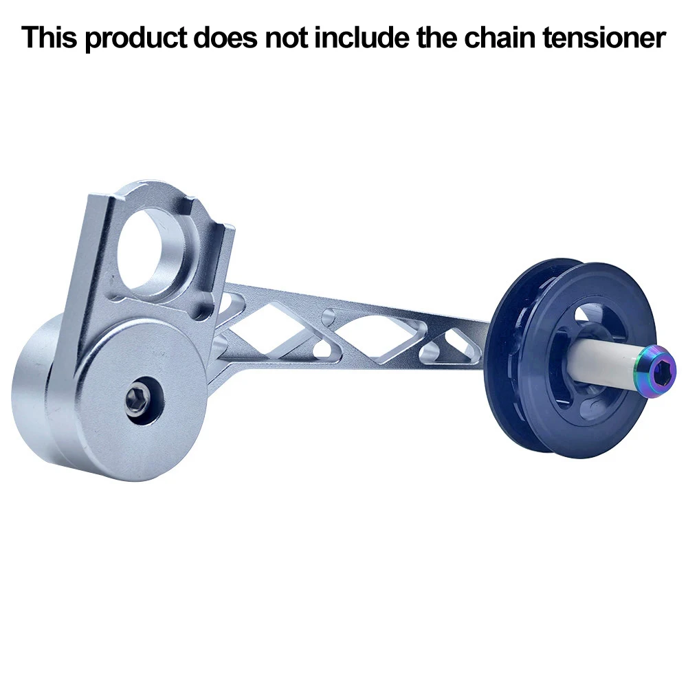 Precision Engineered 10mm Chain Tensioner Pulley Bolt TC4 Ti Alloy and Porcelain Sleeve for Brompton