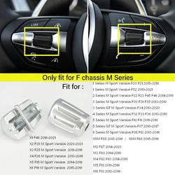 Enhanced Black Car Multi-Function Steering Wheel Control Knob Button (D Model-Silver)
