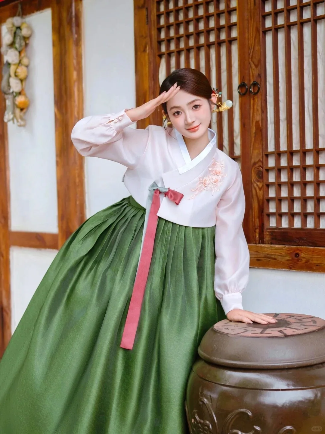2024 면 실크 전체 소매 일본 기모노 유카타 한국 전통 원피스 한복 코스튬 한복 원피스 - AliExpress 200000532