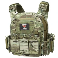 Ranger Green Plate Carrier Tactical Vest With Quick Release Security Molle Chaleco Tactico Bandolier Hunting Vest Tactical Gear 2