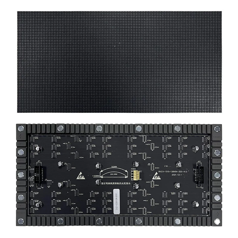 유연한 실내 풀 컬러 LED 디스플레이 모듈, SMD RGB P2.5 소프트 LED 패널 매트릭스, HUB75, 320x160mm, 128x64 해상도