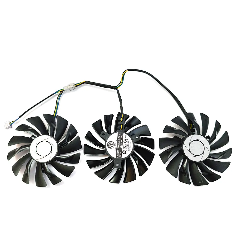 Gtx 1080 Gpu Ventilador para Msi Gtx 1080ti 1080 1070ti 1070 1060 980 Duke Placa de Vídeo Ventilador de Refrigeração Novo Lote 85 mm 4pin Pld09210s12hh - Imagem 6