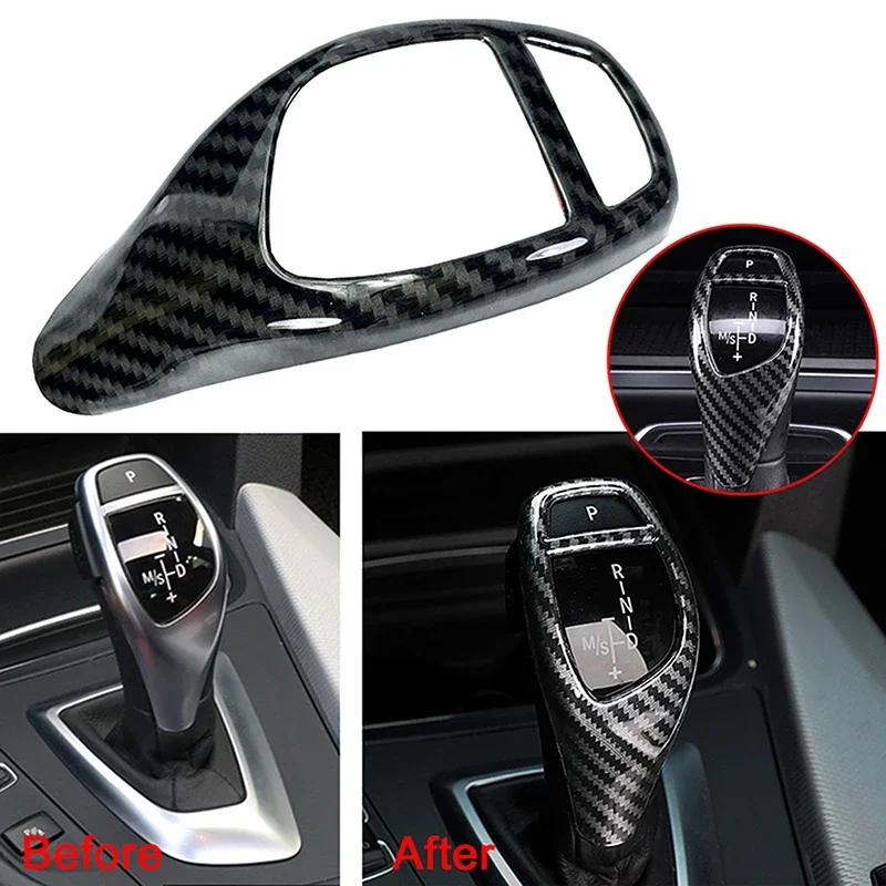 

ABS Car Gear Shift Knob Cover Parts Trims For BMW F32 F33 F36 4-Series 2014 2015 2016-2019 Auto Interior Handle Lever Stickers