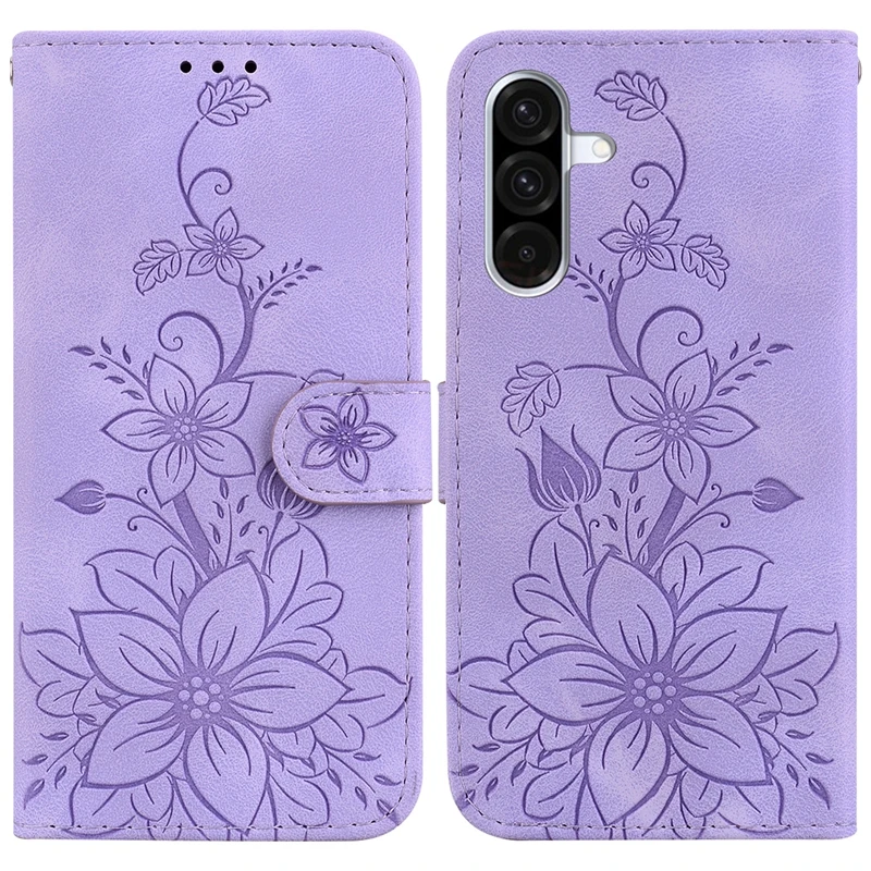 Solid Color Leather Flip Wallet Phone Case