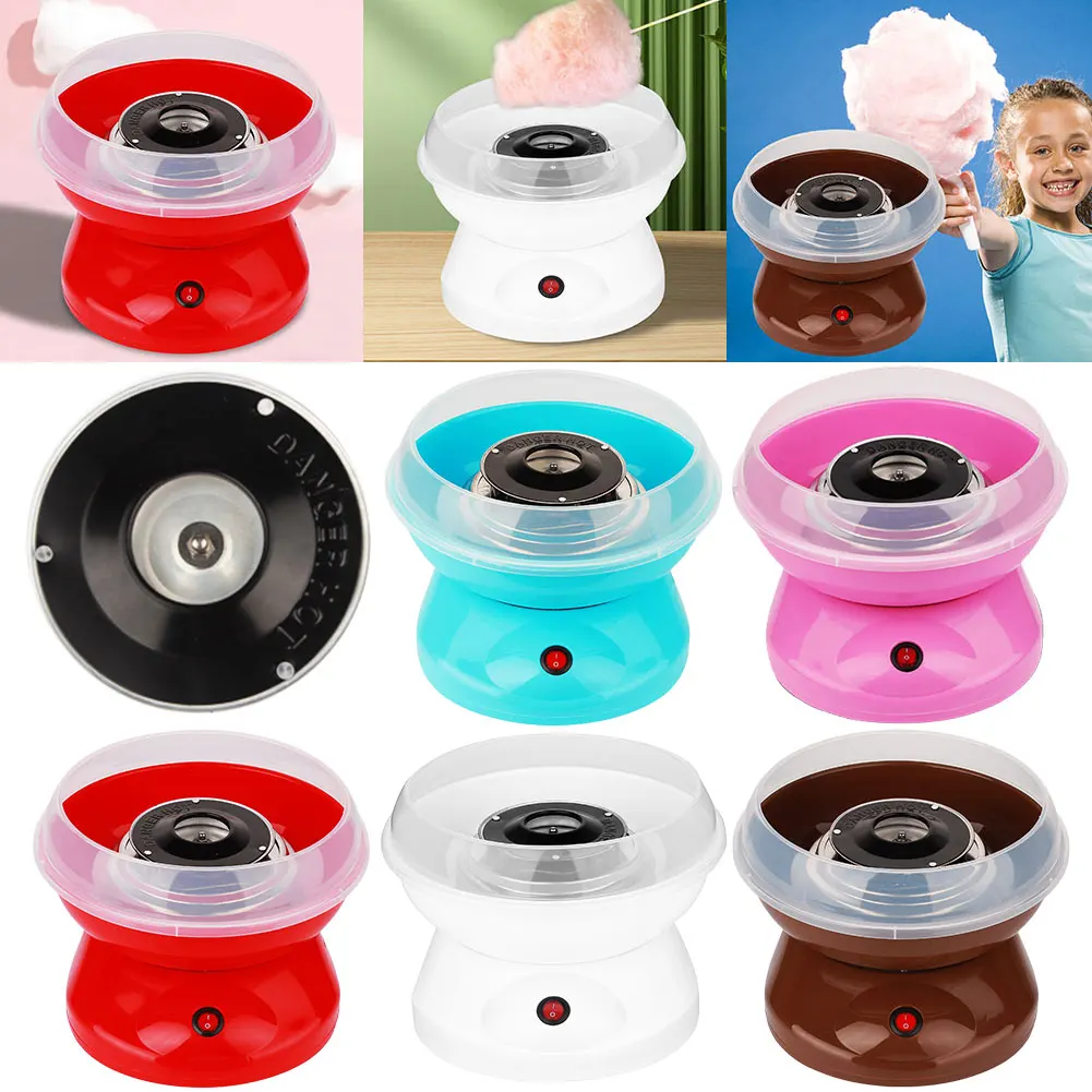 450W Cotton Candy Machine with 10 Marshmallow Sticks Sugar Scoop DIY Cotton Candy Maker Floss Machine For Christmas Gift