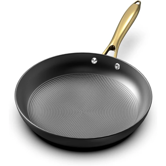 10 Inch Non Stick Frying Pans, Saute Pan With Lid Stainless Steel