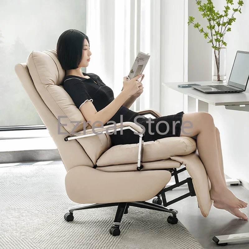 Gamer Comfortable Office Chair Neck Support Ergonomic Luxury Cushion Office  Chair Designer Padding Silla Office Furniture - AliExpress