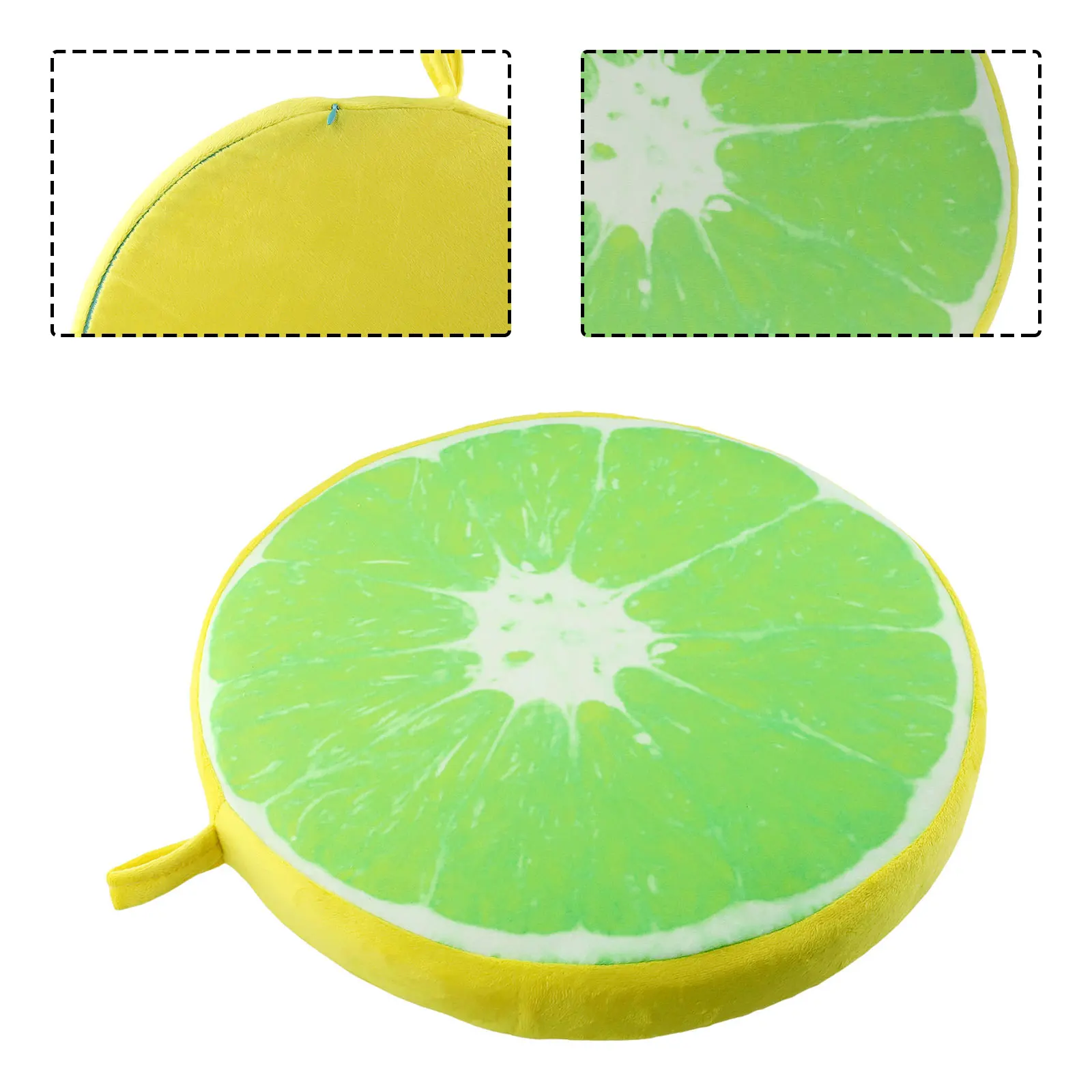 33cm Kissen Fruchtform zum Lesen im Bett und Beobachten von Rücken und Kopfkissen rundes Kissen fussel freie Wohn accessoires – Detail 7