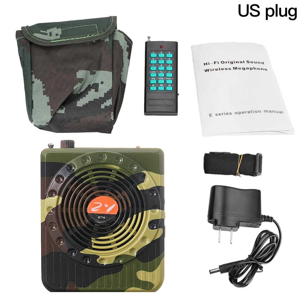 sound amplifier Portable Rechargeable Remote Control Amplifier Universal Outdoor Hunting Sound Amplifiers Hunt Accessory Sound Devices